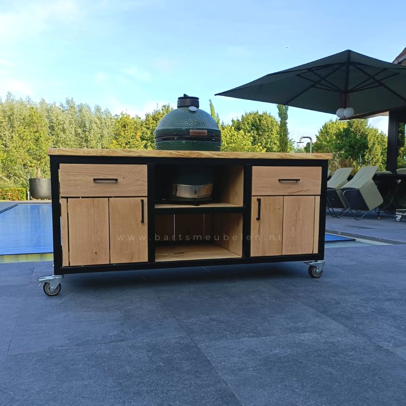 kamado tafel industrieel rotterdam met big green egg kamado_tafel_industrieel_rotterdam_met_big_green_egg