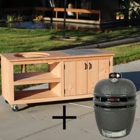 Buitenkeuken douglas 200cm + kamado large Grill Guru