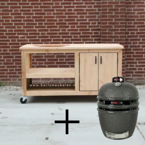 Buitenkeuken met kamado medium Grill Guru voordeelset Buitenkeuken met kamado medium Grill Guru voordeelset