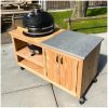 Kamado tafel douglas 150×70 kamado large Yakiniku gemonteerd als set Kamado tafel douglas 150×70 + kamado large Yakiniku - gemonteerd als set