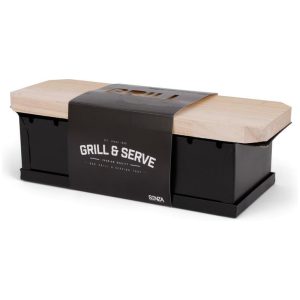 Senza Grill bbq met serveerplank