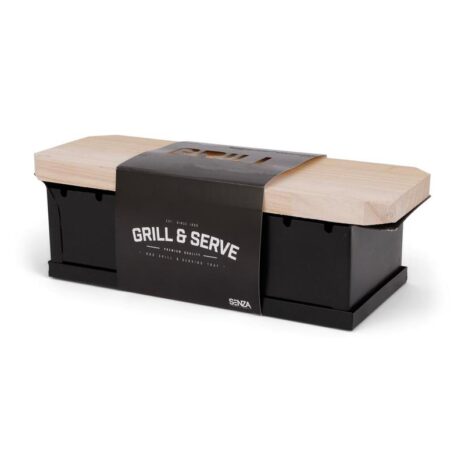Senza Grill bbq met serveerplank Senza Grill bbq met serveerplank