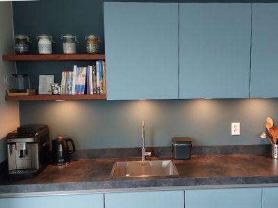 Wandplank zwevend eiken 40 84 cm lang x 25 cm diep kleur 100 morning wood