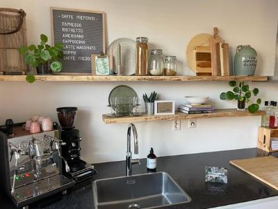 keukenplanken met boomkant voor in de keuken