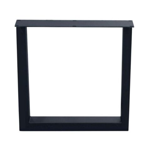 zwarte u-poot eettafel 10x10