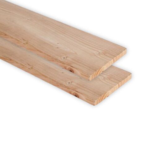 Douglas plank geschaafd 28x195 5 meter Douglas plank geschaafd 28x195 - 5 meter