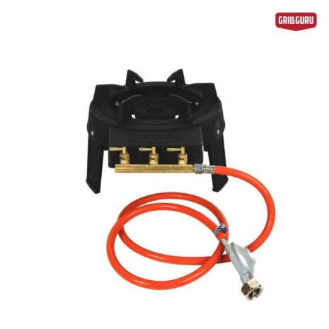 grill guru easy asia pan - wokbrander met slangen