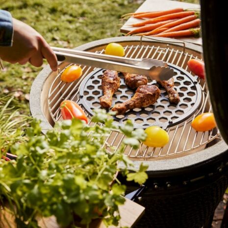 grill guru flip grid rooster met gietijzeren burning grate