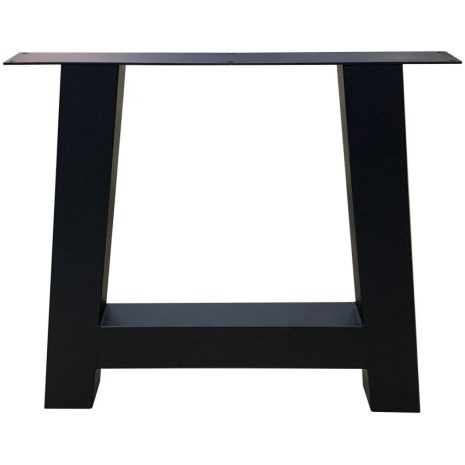 Apoot eet 72 Zwart stalen A tafelpoot 10x10