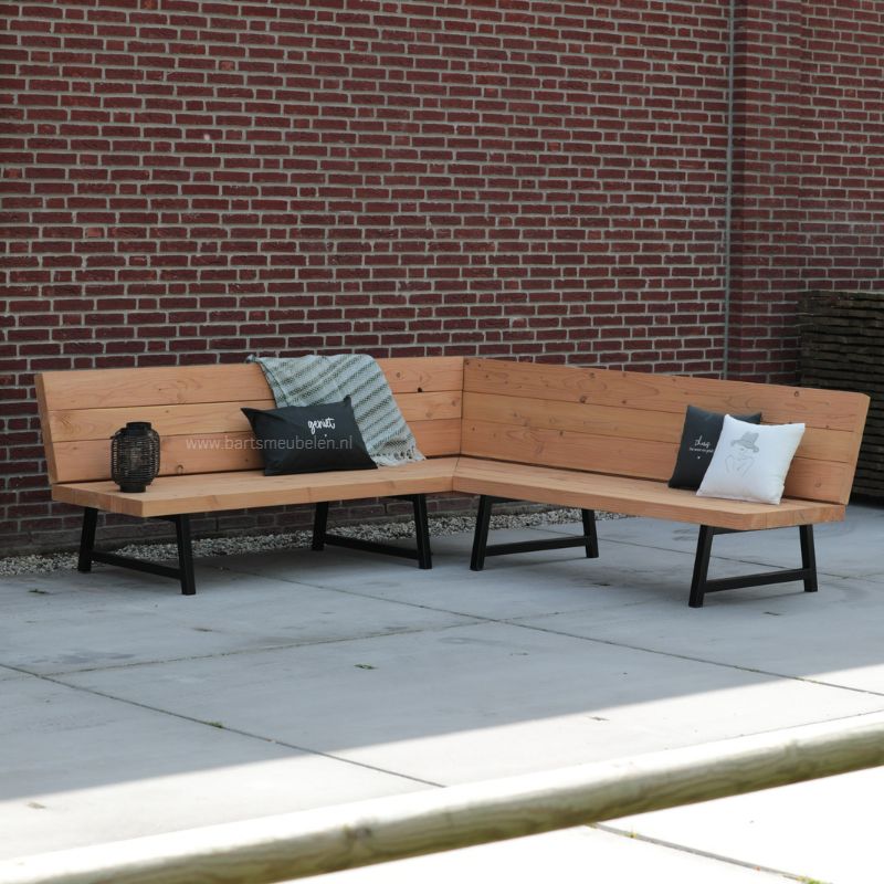 Hoekbank douglas met stalen frame roosendaal sfeerafbeelding Hoekbank douglas met stalen frame roosendaal - sfeerafbeelding