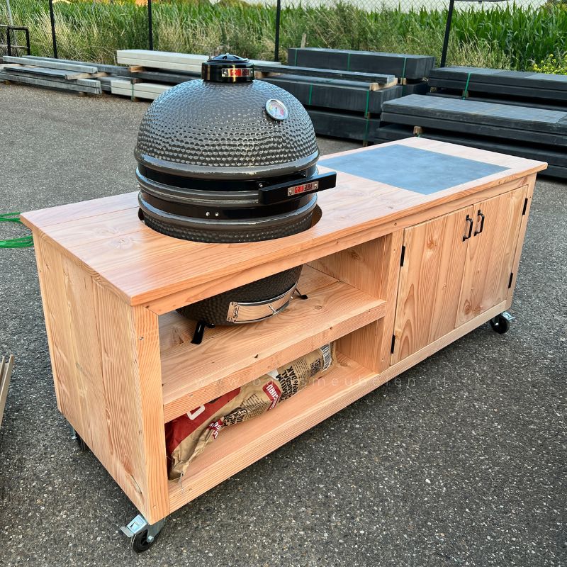 Buitenkeuken met Grill Guru Kamado 200cm Buitenkeuken met Grill Guru Kamado 200cm