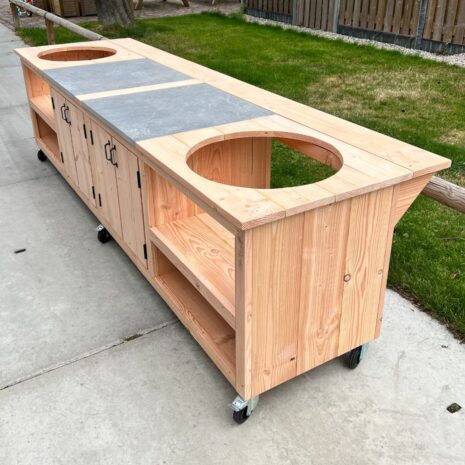 Kamado tafel 310x90 in douglas
