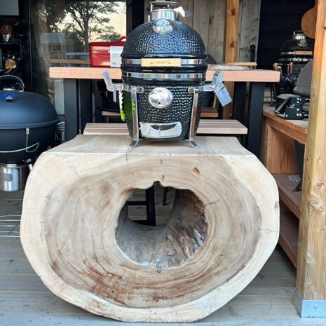 Showmodel - Design blok suarhout + Kamado compact Yakiniku