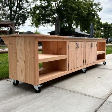 buitenkeuken kamado tafel 310x90