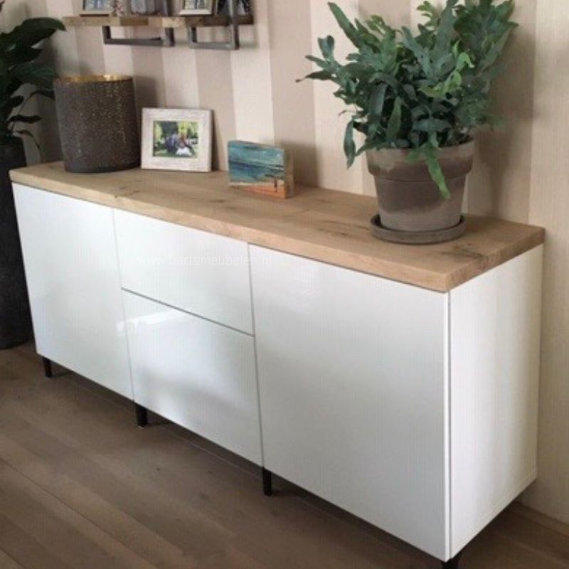 los eikenhouten blad voor op ikea meubel