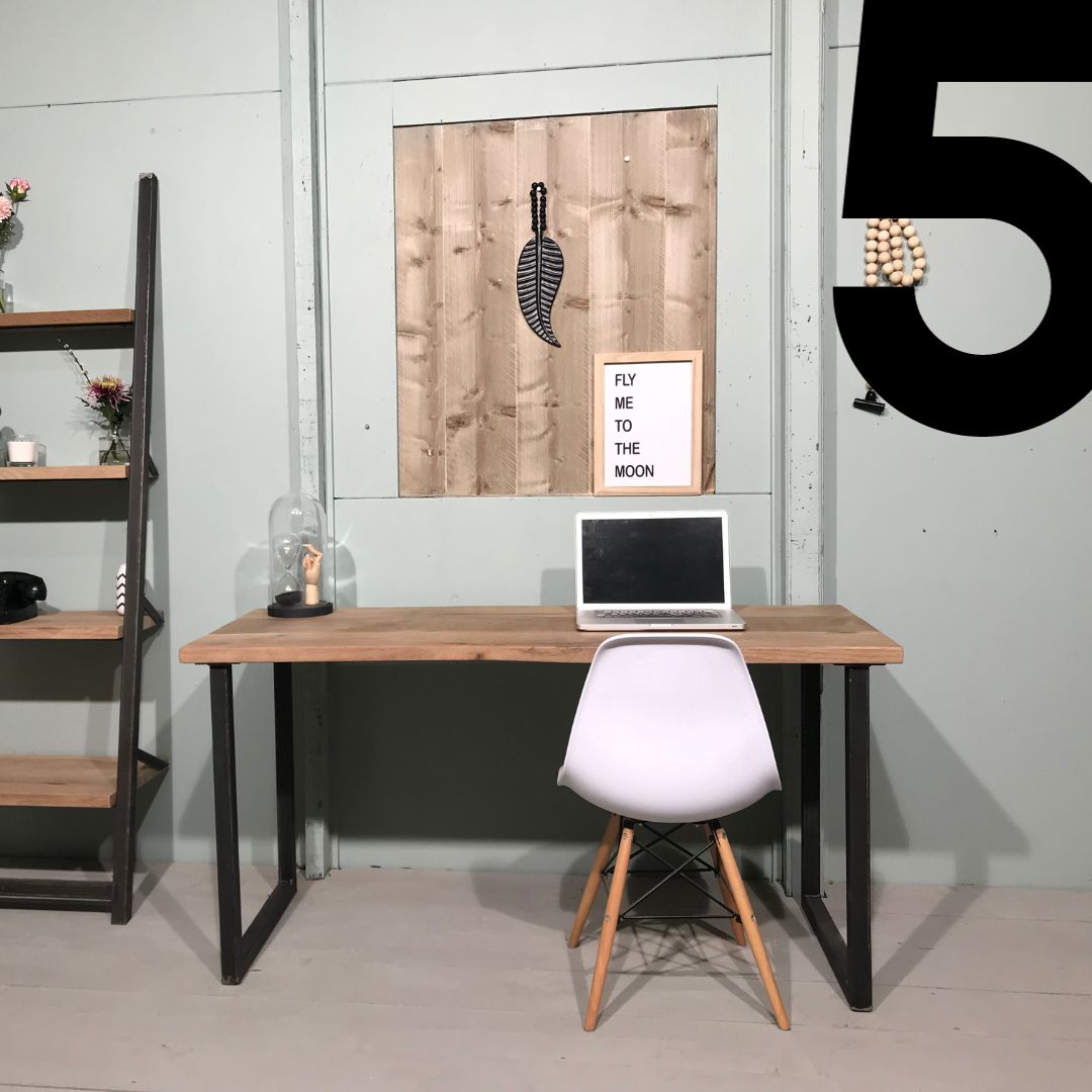 onze top 5 voor een stevig houten bureau op nummer 5 industrieel bureau amber in vintage kleur onze top 5 voor een stevig houten bureau; op nummer 5; industrieel bureau amber in vintage kleur