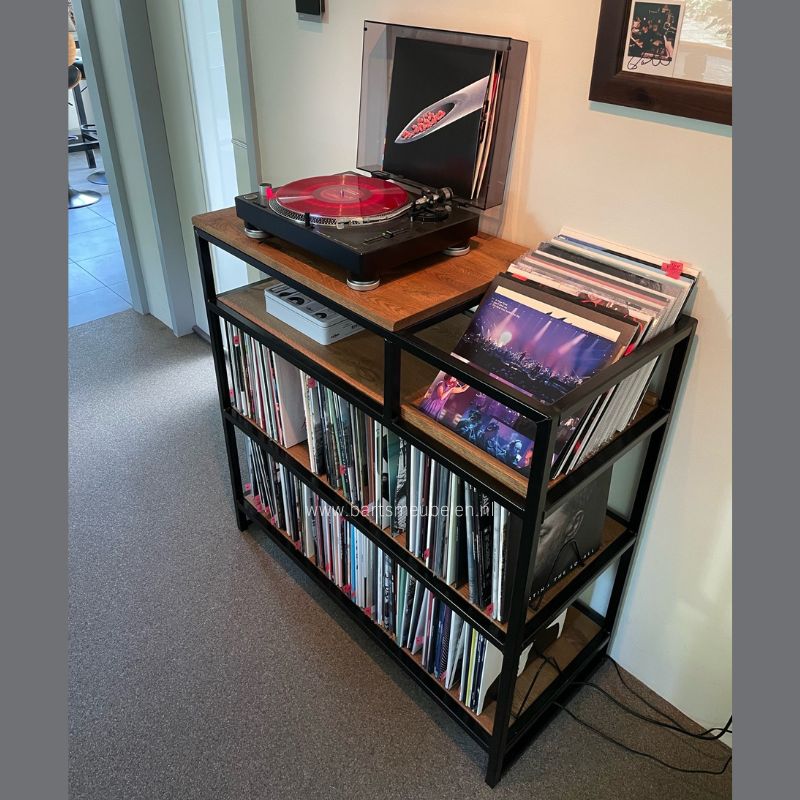 platenspeler meubel industrieel