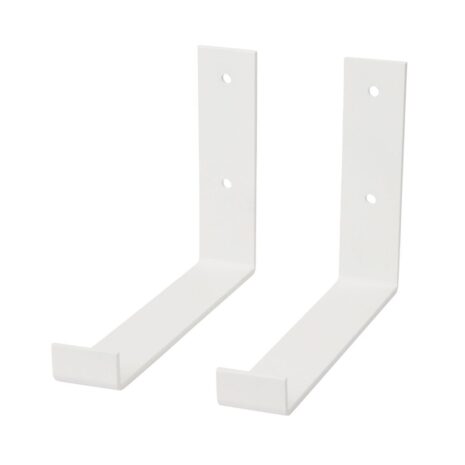 200mm type 4 mat wit witte drager voor een wandplank van 20 cm