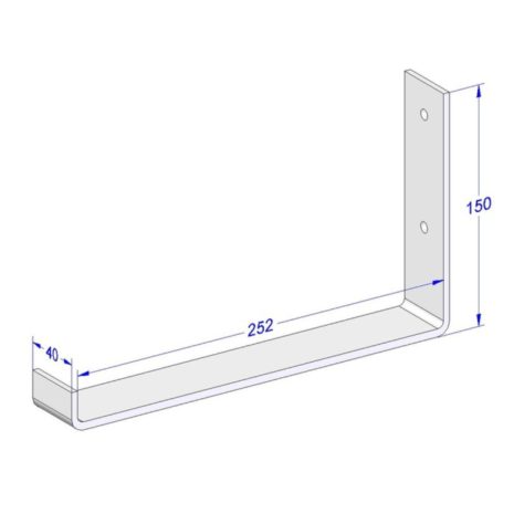 afmeting type4 250mm wit