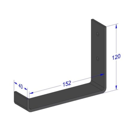 plankdrager 15 cm afmetingen