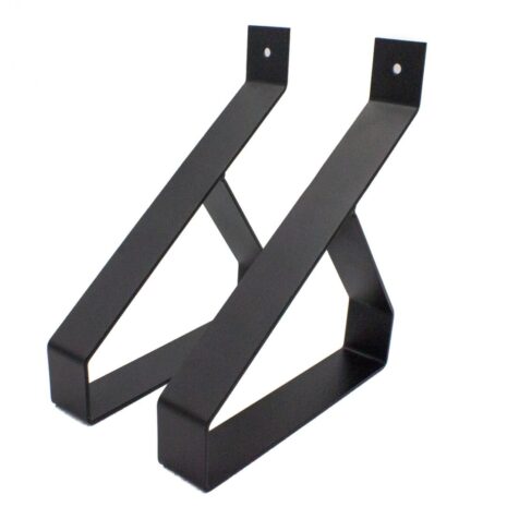 plankdrager type 2 200cm zwart beugel voor wandplank 20cm zwart Brooklyn