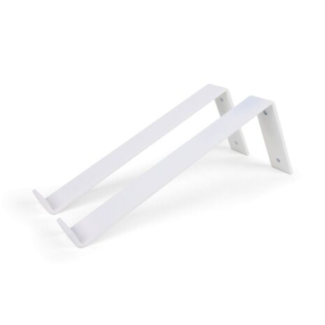 type 3 300mm wit witte plankbeugels voor een plank van 30 cm