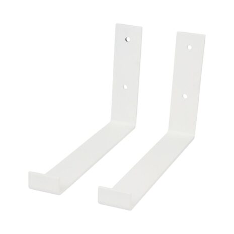 type4250mmwit witte planksteun voor een plank van 25 cm