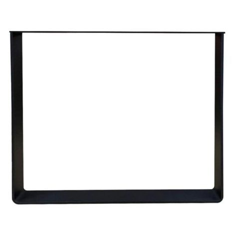 stalen u tafelpoot zwart