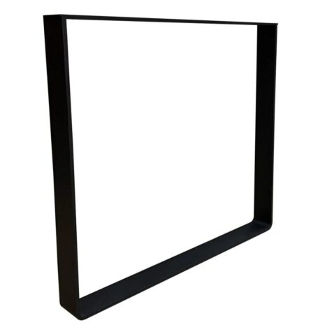 u poot van zwart stalen strip u poot van zwart stalen strip