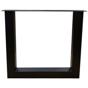 zwarte u poot van staal