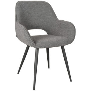 Eetkamerstoel Fer - Grijs Boucle