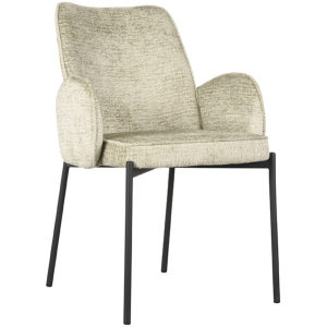 Eetkamerstoel Joni - Beige Fluweel