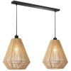 0Hanglamp Ibiza Diamant 2 Lichts Naturel Jute 80x33x160 cm 1 0Hanglamp Ibiza Diamant 2 Lichts Naturel Jute 80x33x160 cm 1