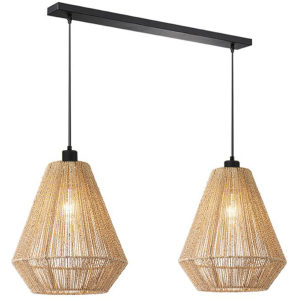 LABEL51 Hanglamp Ibiza - Naturel - Jute - 2-Lichts