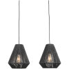 0Hanglamp Ibiza Diamond 2 Lichts Jute Zwart 80x33x150 Cm Perspectief 0Hanglamp Ibiza Diamond 2 Lichts Jute Zwart 80x33x150 Cm Perspectief