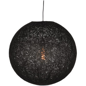 LABEL51 Hanglamp Twist - Zwart - Vlas - XL