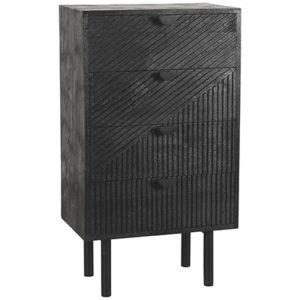 LABEL51 Ladekast Cotia - Zwart - Mangohout