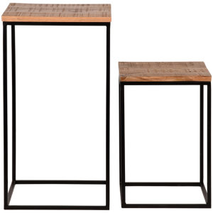 LABEL51 Bijzettafel Vintage - Rough - Mangohout