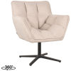 0fauteuil ian 76x72x87 cm naturel boucle perspectief360