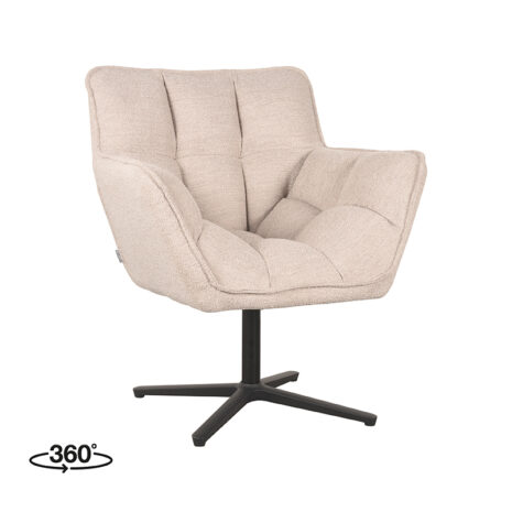 0fauteuil ian 76x72x87 cm naturel boucle perspectief360