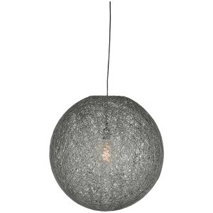 LABEL51 Hanglamp Twist - Grijs - Vlas - M