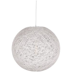 LABEL51 Hanglamp Twist - Wit - Vlas - L