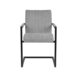 1Eetkamerstoel Milo Zinc Weave 55x55x85 cm Voorkant