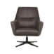 1Fauteuil Tod Antraciet Microvezel 76x75x90 cm Voorkant