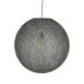 1Hanglamp Twist Grijs Vlas 55x55x55 cm Voorkant 1Hanglamp Twist Grijs Vlas 55x55x55 cm Voorkant