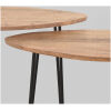 1Salontafel Set Frisk 68x43x44 Cm Rough Mangohout Detail
