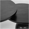 1Salontafel Set Wink Zwart Metaal 70x70x45 cm Detail 2 1Salontafel Set Wink Zwart Metaal 70x70x45 cm Detail 2
