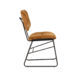 2Eetkamerstoel Dez Oker Velours 49x60x87 cm Zijkant 2Eetkamerstoel Dez Oker Velours 49x60x87 cm Zijkant