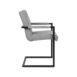 2Eetkamerstoel Milo Zinc Weave 55x55x85 cm Zijkant