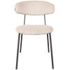 2Eetkamerstoel Zack Naturel Ribcord 53x59x79 Cm Voorkant